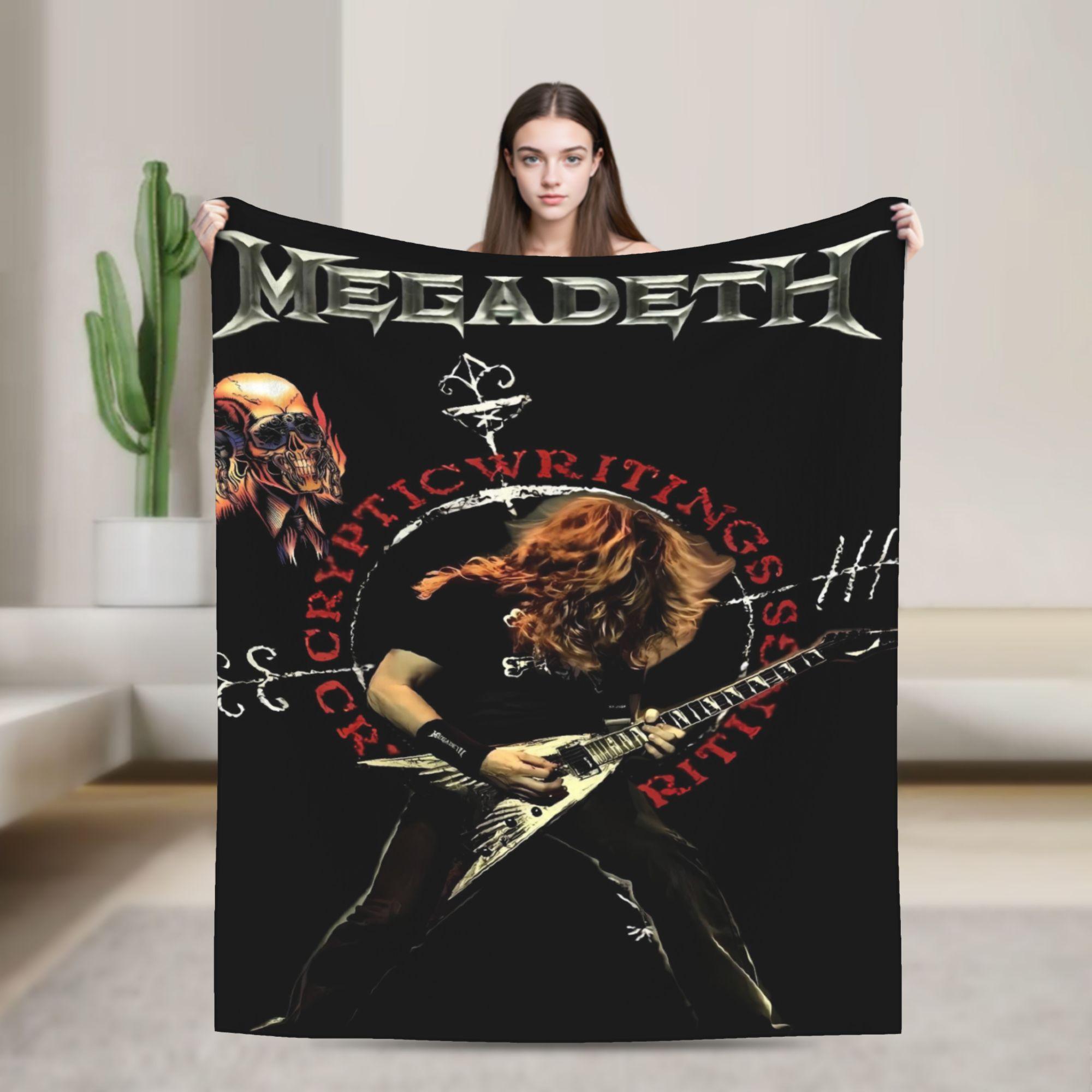 Megadeths Band Art Flannel Blanket Winter Warm Soft Throw Blanket for Kids Bedroom Fashion Bedspread Sofa Bed Cover 100x150cm
Megadeths Band Art Flannel Blanket Winter Warm Soft Throw Blanket for Kids Bedroom Fashion Bedspread Sofa Bed Cover 100x150cm