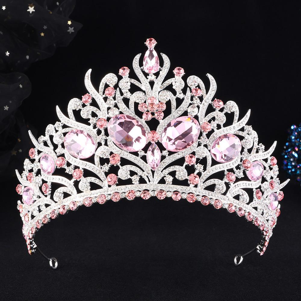 DIEZI 7 Colors Vintage Baroque Luxury Rhinestone Crystal Tiara Women Wedding Party Elegant Bridal Bride Crown Hair Accessories срібні рожевого кольору
DIEZI 7 Colors Vintage Baroque Luxury Rhinestone Crystal Tiara Women Wedding Party Elegant Bridal Bride Crown Hair Accessories срібні рожевого кольору