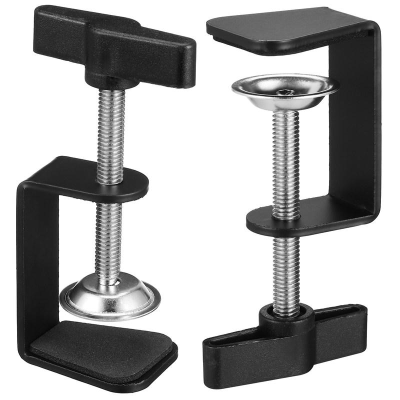 2Pcs Adjustable Metal Table Mount C-Clamps Desk Clamps Protective Silicone Pads for Microphone Holders Broadcasting Studios
2Pcs Adjustable Metal Table Mount C-Clamps Desk Clamps Protective Silicone Pads for Microphone Holders Broadcasting Studios