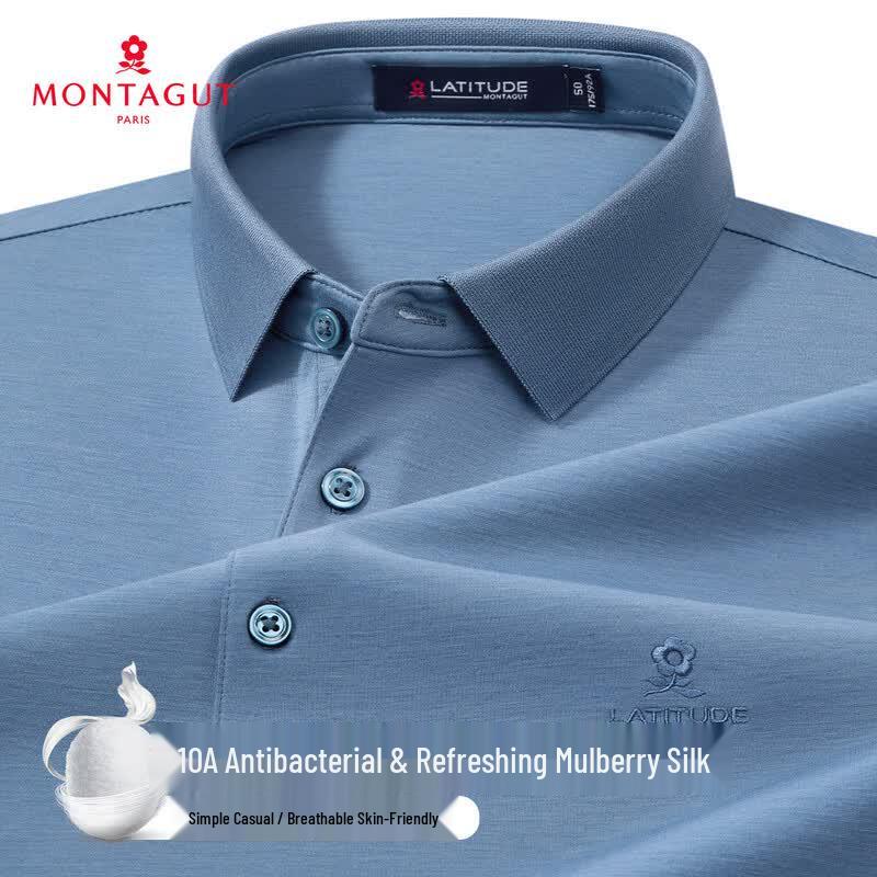 MONTAGUT Men s Silk Blend Short Sleeve Polo Shirt XL
MONTAGUT Men s Silk Blend Short Sleeve Polo Shirt XL