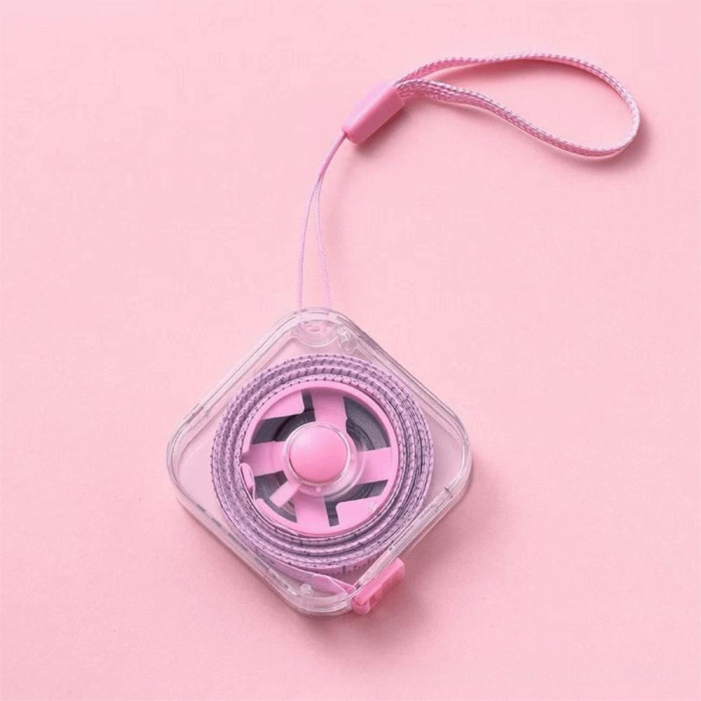 Portable 2M Length Soft Tape Measure Mini Size Transparent Retractable Ruler Colorful Measuring Tape Fitness розовый
Portable 2M Length Soft Tape Measure Mini Size Transparent Retractable Ruler Colorful Measuring Tape Fitness розовый
