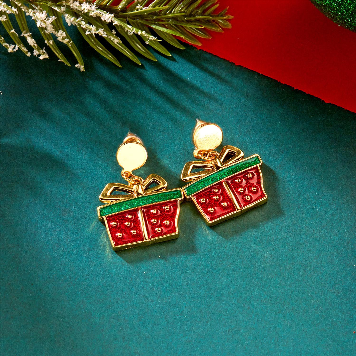 Christmas Jewelry Set For Women Dripping Oil Santa Claus Xmas Tree Gift Box Star Glove Bracelet Necklace Earrings Party Gift
Christmas Jewelry Set For Women Dripping Oil Santa Claus Xmas Tree Gift Box Star Glove Bracelet Necklace Earrings Party Gift