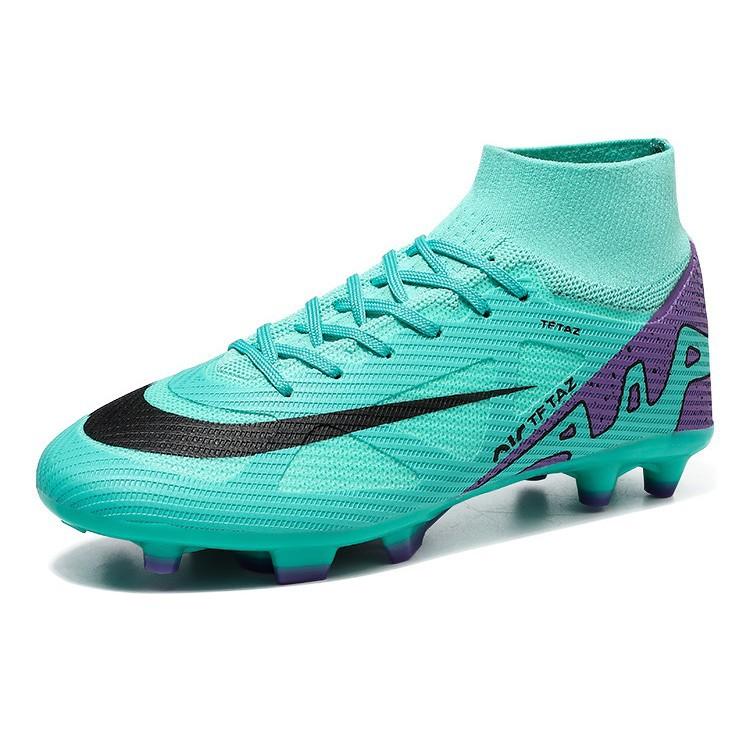 High-top football shoes men and women spikes falcons wear-resistant teenagers breathable soccer cleats training shoes stripes 35
High-top football shoes men and women spikes falcons wear-resistant teenagers breathable soccer cleats training shoes stripes 35