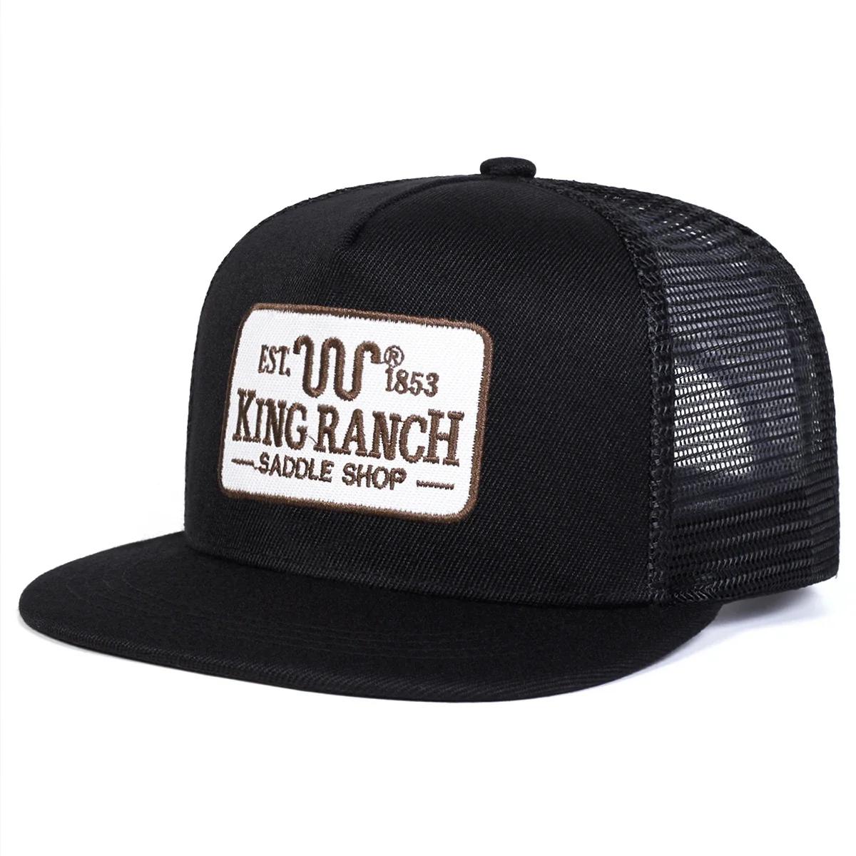 Unisex King Ranch Embroidery Hip-Hop Net Hats Spring Summer Outdoor Adjustable Casual Baseball Caps Sunscreen Hat Sports Cap
Unisex King Ranch Embroidery Hip-Hop Net Hats Spring Summer Outdoor Adjustable Casual Baseball Caps Sunscreen Hat Sports Cap