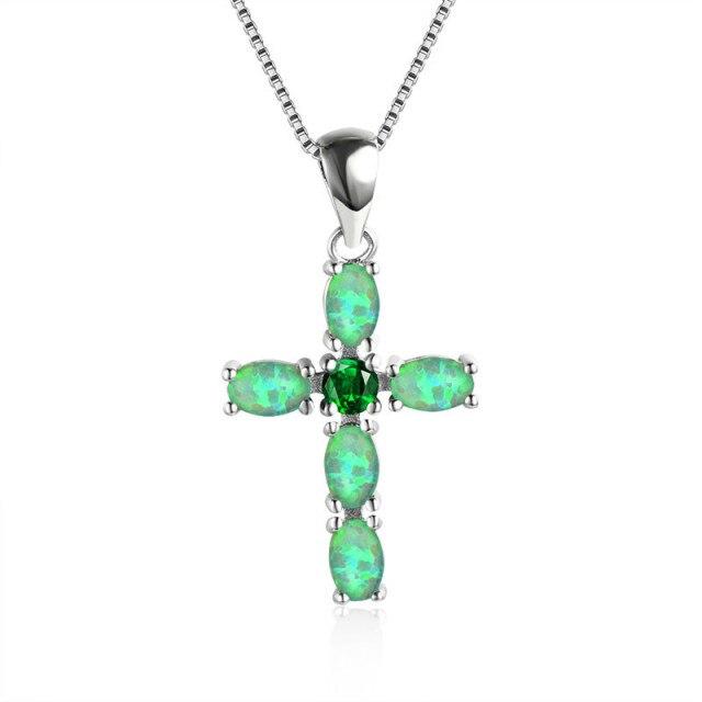 Белый, зеленый, оранжевый опал, крест, кулон, ожерелье с камнем для женщин, винтажная модная цепочка из серебра 925 пробы, красный, синий циркон, ожерелье 45cm
Белый, зеленый, оранжевый опал, крест, кулон, ожерелье с камнем для женщин, винтажная модная цепочка из серебра 925 пробы, красный, синий циркон, ожерелье 45cm