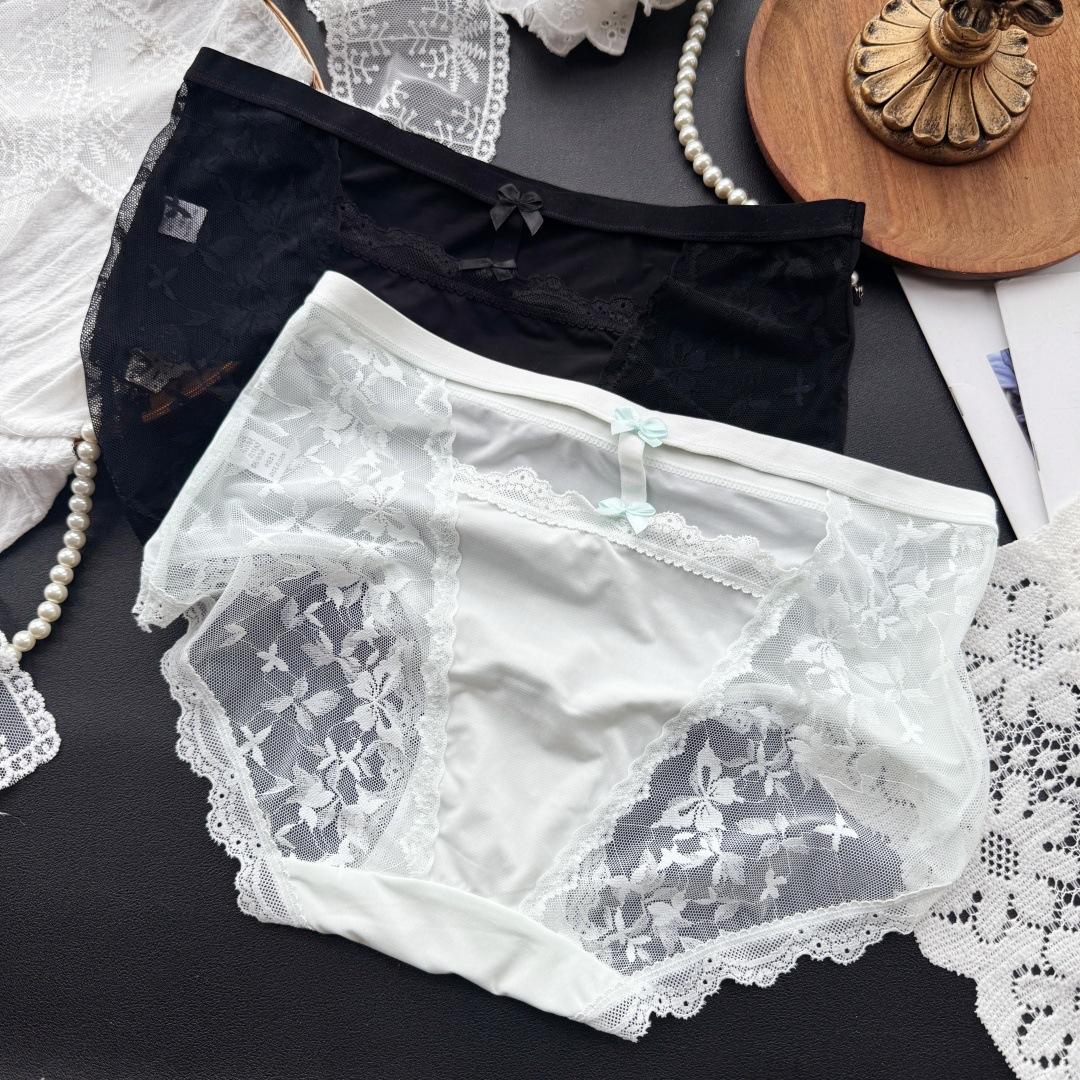 Women s Summer Mesh Lace Edge Ice Silk Beautiful Bottom Triangle Briefs L світло-зелений колір
Women s Summer Mesh Lace Edge Ice Silk Beautiful Bottom Triangle Briefs L світло-зелений колір