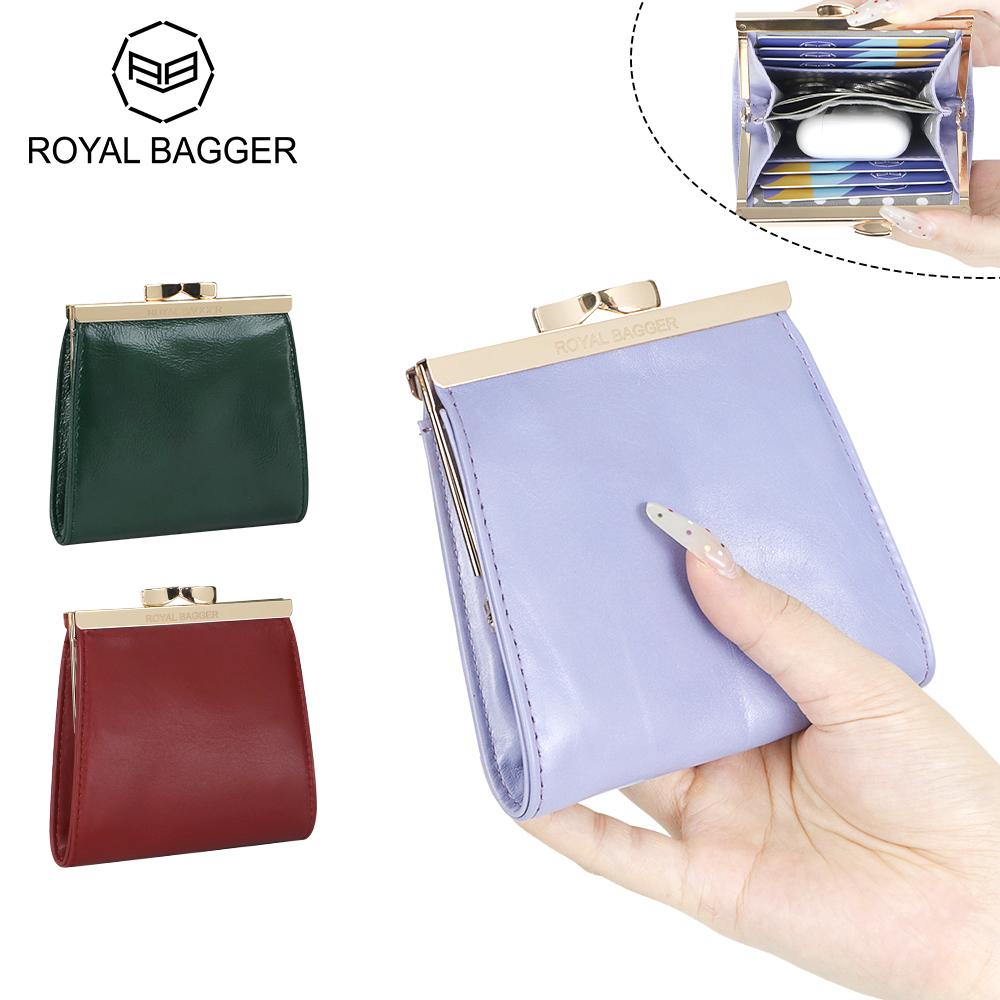Кредитница Royal Bagger Kiss Lock для женщин, короткие кошельки из натуральной кожи, модный винтажный кошелек для монет 1923 г. чёрный
Кредитница Royal Bagger Kiss Lock для женщин, короткие кошельки из натуральной кожи, модный винтажный кошелек для монет 1923 г. чёрный