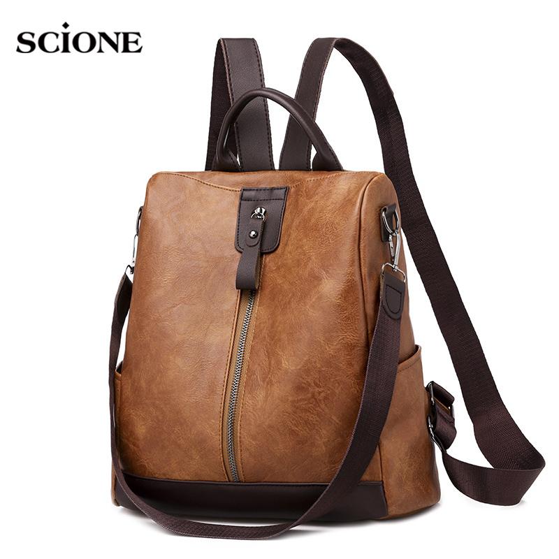 Жіночий високоякісний шкіряний рюкзак багатофункціональний Leatherett Female Bookbag Travel Sac A Dos Bag сірий колір
Жіночий високоякісний шкіряний рюкзак багатофункціональний Leatherett Female Bookbag Travel Sac A Dos Bag сірий колір