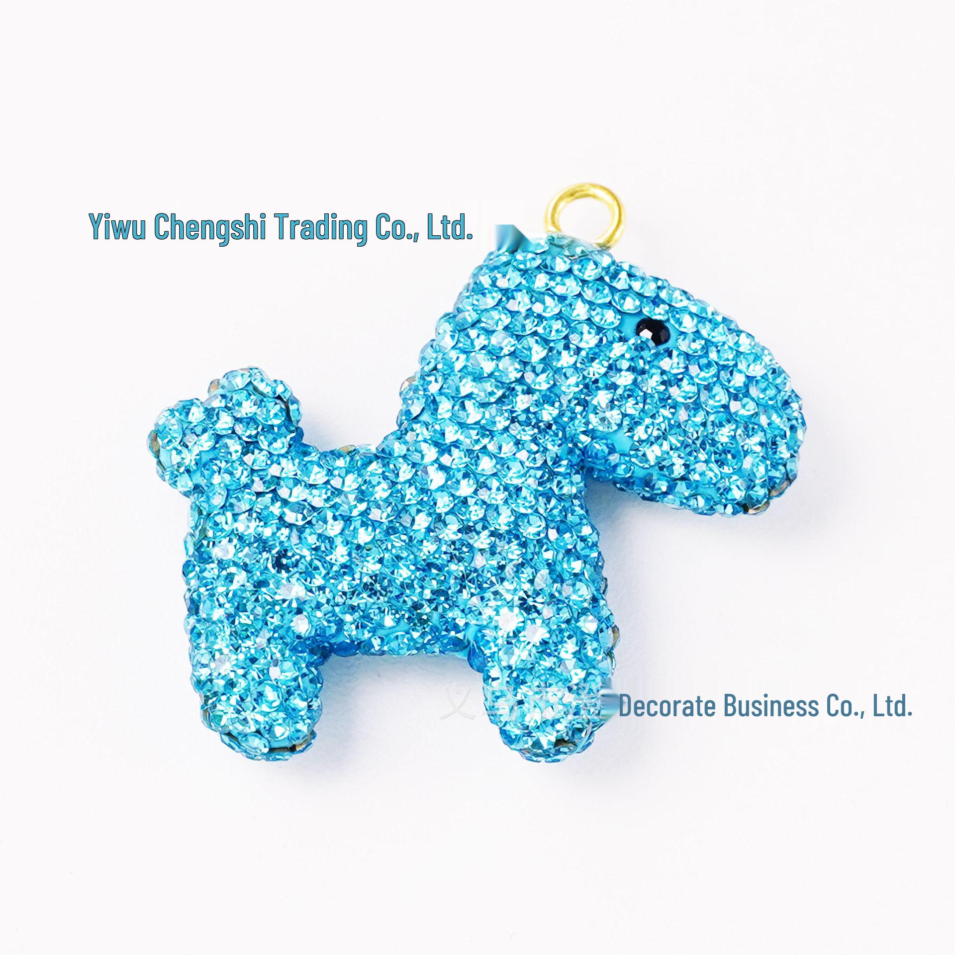 Clay Diamond Year of the Horse Keychain Pendant - Handmade DIY Ornament
Clay Diamond Year of the Horse Keychain Pendant - Handmade DIY Ornament