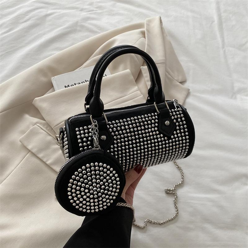 Нишевая текстура яркий бриллиант универсальная сумка-бочонок инкрустированная бриллиантами сумка на каждый день сумка-подушка через плечо сумка-мессенджер чёрный
Нишевая текстура яркий бриллиант универсальная сумка-бочонок инкрустированная бриллиантами сумка на каждый день сумка-подушка через плечо сумка-мессенджер чёрный