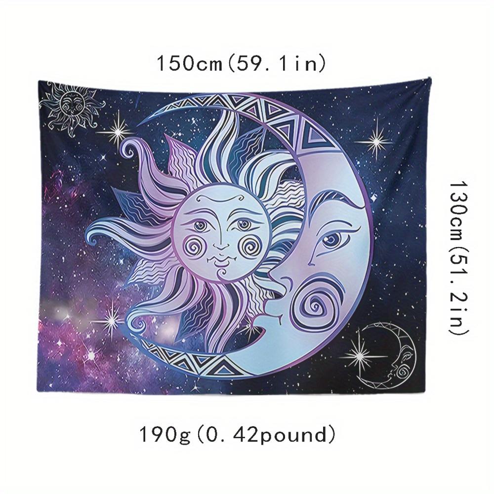 VIKAMA Vintage Iridescent SunMoon Oracle Tapestry Mystical Cosmic Style Suitable for Living Room and Bedroom Home Decor 74x94cm(29x37in)
VIKAMA Vintage Iridescent SunMoon Oracle Tapestry Mystical Cosmic Style Suitable for Living Room and Bedroom Home Decor 74x94cm(29x37in)