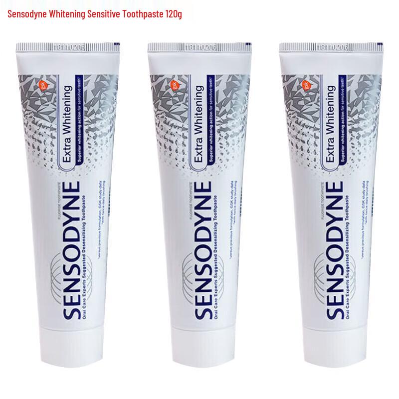 Sensodyne Whitening Sensitive Toothpaste Family Pack
Sensodyne Whitening Sensitive Toothpaste Family Pack