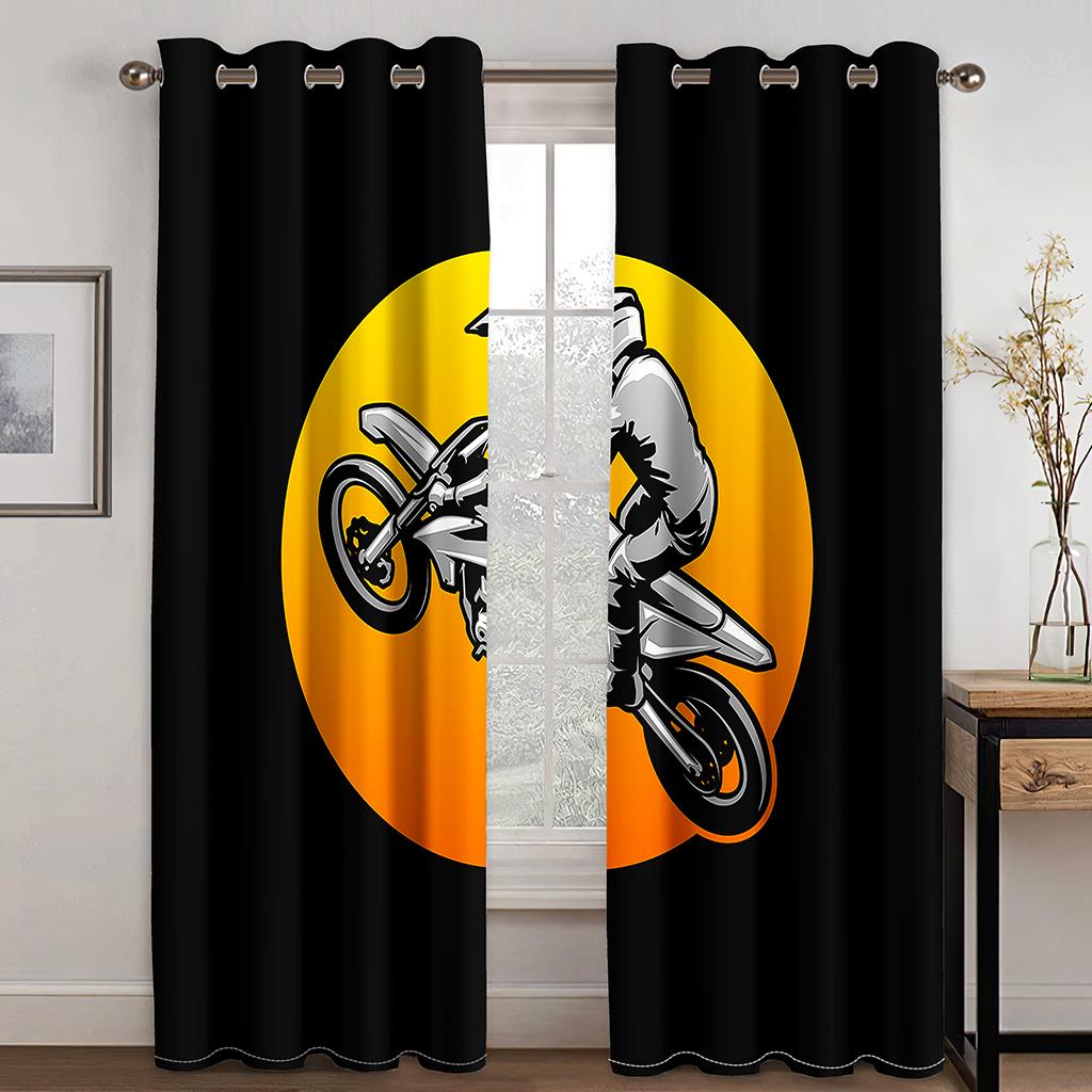 Мотоцикл в мультяшном 3D стиле, крутые шторы для горного мотоцикла для бездорожья, 2 панели, декор для детской комнаты, спальни, гостиной, балкона 50W130H(CM)X2PCS&HooK
Мотоцикл в мультяшном 3D стиле, крутые шторы для горного мотоцикла для бездорожья, 2 панели, декор для детской комнаты, спальни, гостиной, балкона 50W130H(CM)X2PCS&HooK