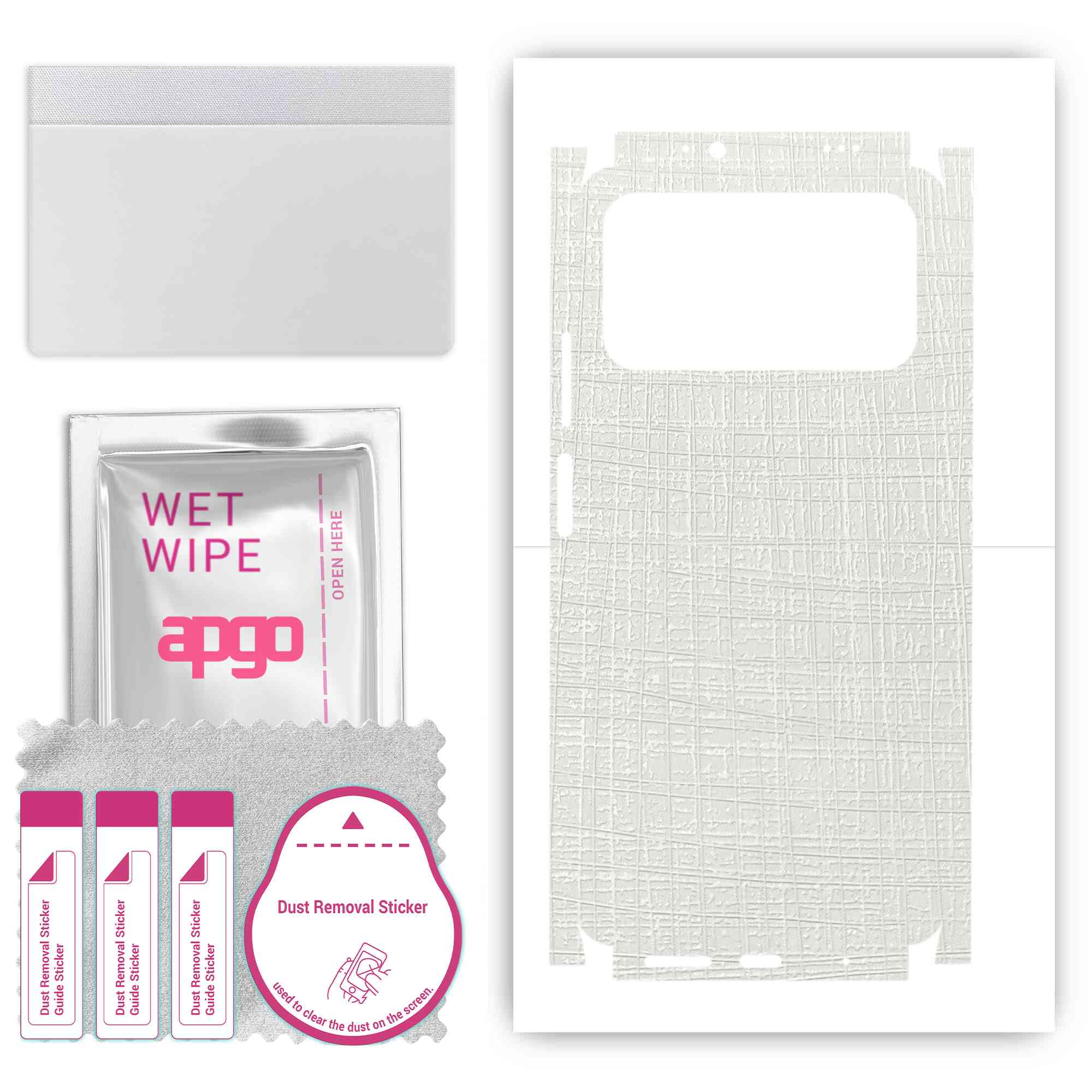 apgo Protective Skin Sticker for the back+sides compatible with Xiaomi Poco M3, Full Wrap Film, Foil, Vinyl - Pattern White Fabric
apgo Protective Skin Sticker for the back+sides compatible with Xiaomi Poco M3, Full Wrap Film, Foil, Vinyl - Pattern White Fabric