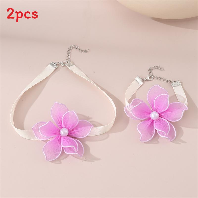 Summer Womens Floral Collar Necklace With Artificial Pearl Decoration For Casual Wear
Summer Womens Floral Collar Necklace With Artificial Pearl Decoration For Casual Wear