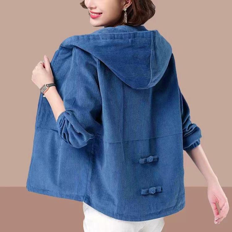 Korean Style Women s Corduroy Baseball Jacket Loose Fit Hooded Large Sizes Perfect for Autumn Winter M
Korean Style Women s Corduroy Baseball Jacket Loose Fit Hooded Large Sizes Perfect for Autumn Winter M