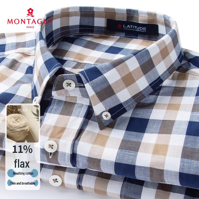 MONTAGUT Men s Breathable Linen Blend Long Sleeve Shirt 44
MONTAGUT Men s Breathable Linen Blend Long Sleeve Shirt 44