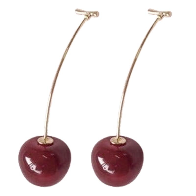 Elegant Cherry Fruit Earrings Long Hanging Fashion Statement Earrings Fashion Cherry Jewelry Perfect for Stylish Outfits small червоний/глибокий
Elegant Cherry Fruit Earrings Long Hanging Fashion Statement Earrings Fashion Cherry Jewelry Perfect for Stylish Outfits small червоний/глибокий