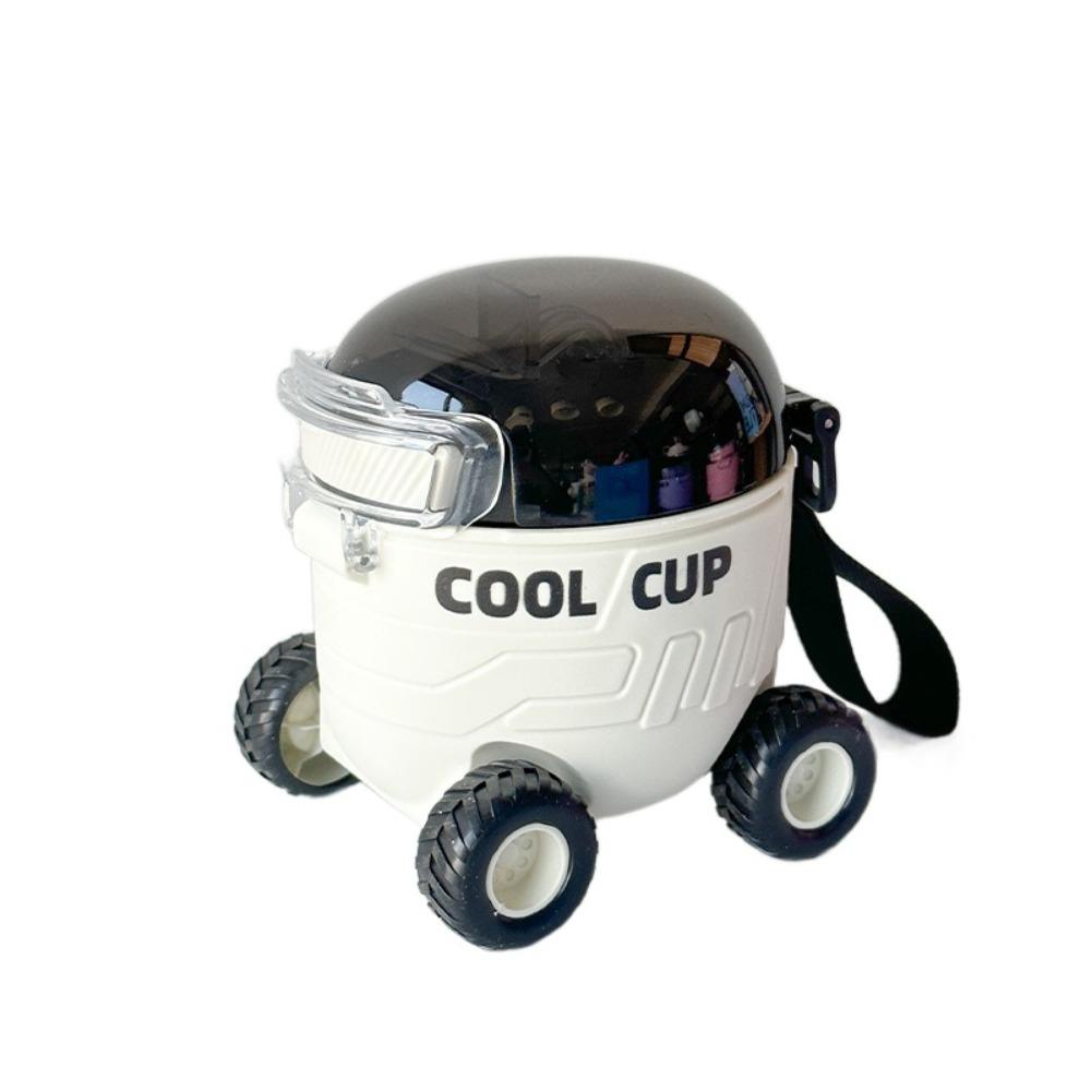 с ремешком крутая автомобильная соломинка бутылка для воды в форме Марса поильник детская бутылка для воды для улицы белый