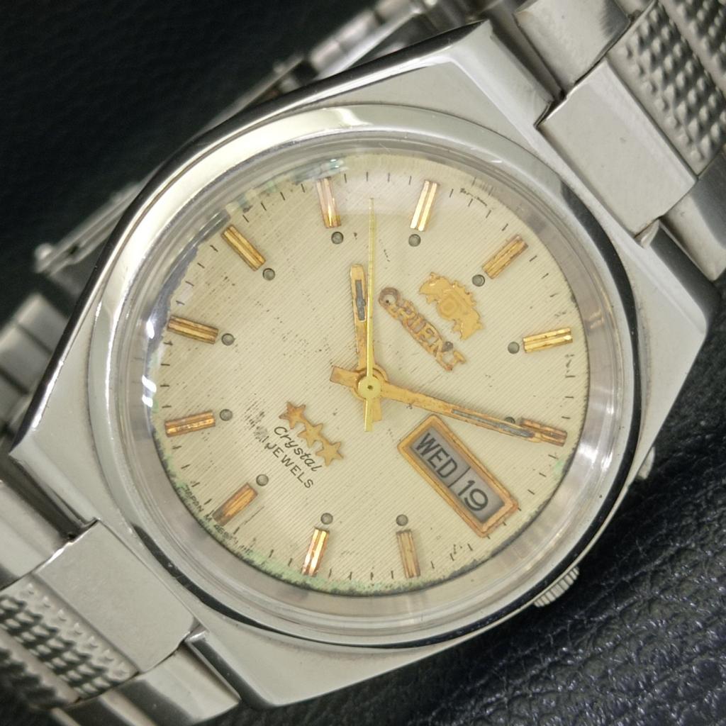Б/у мужские часы ORIENT CRYSTAL AUTOMATIC 46941 Япония оригинальный циферблат a432893-2 R113-a432893
Б/у мужские часы ORIENT CRYSTAL AUTOMATIC 46941 Япония оригинальный циферблат a432893-2 R113-a432893