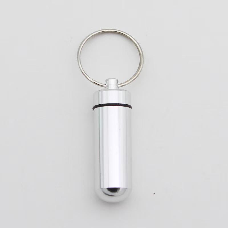 Waterproof Aluminum Keychain Pill Bottle - Portable Sealed Medicine Container Diameter 14MM x Height 48MM серебряный
Waterproof Aluminum Keychain Pill Bottle - Portable Sealed Medicine Container Diameter 14MM x Height 48MM серебряный