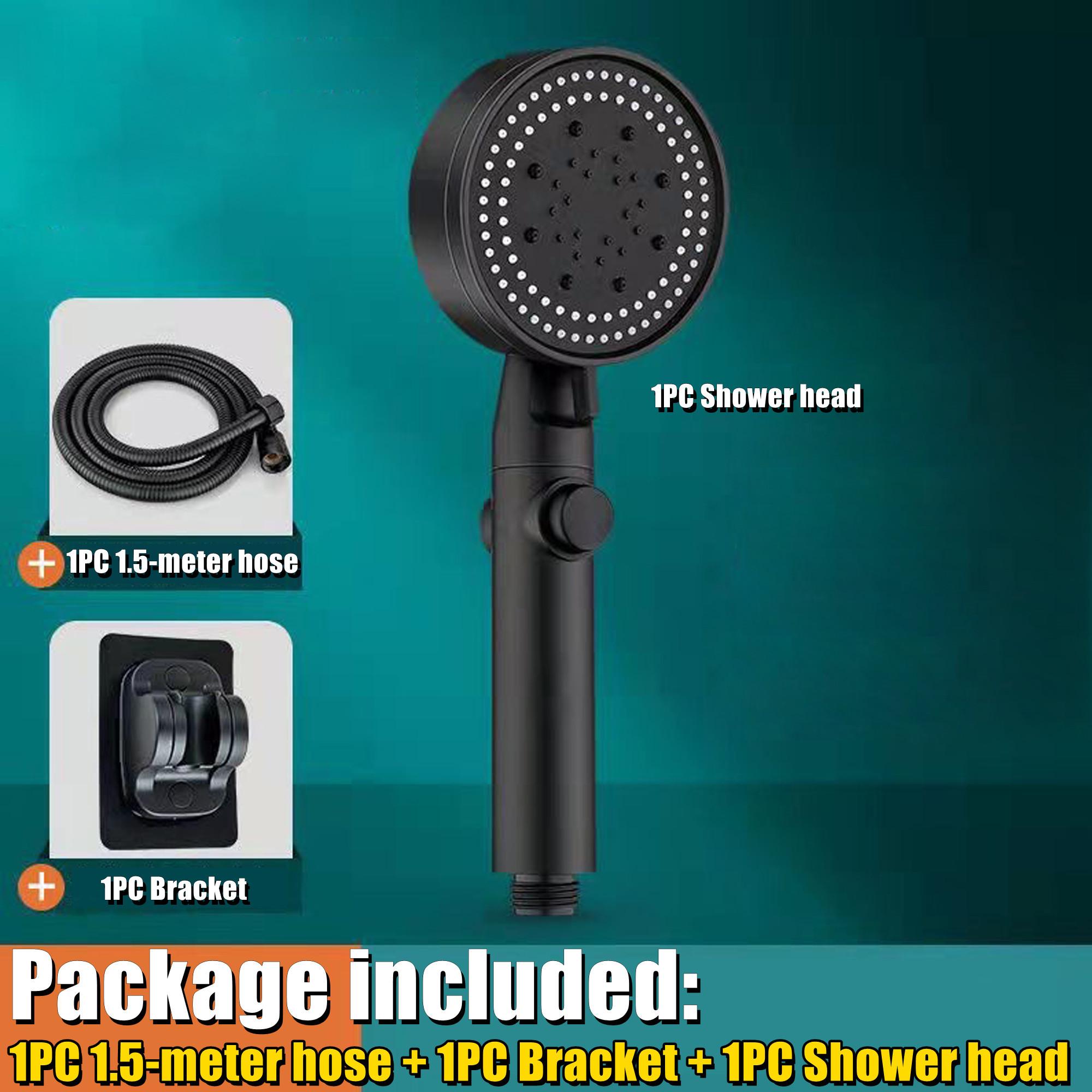1Pc Shower Head Set, Multifunction Adjustable 5 Modes Shower Head Set, Water Saving Handheld Shower Head чёрный
1Pc Shower Head Set, Multifunction Adjustable 5 Modes Shower Head Set, Water Saving Handheld Shower Head чёрный