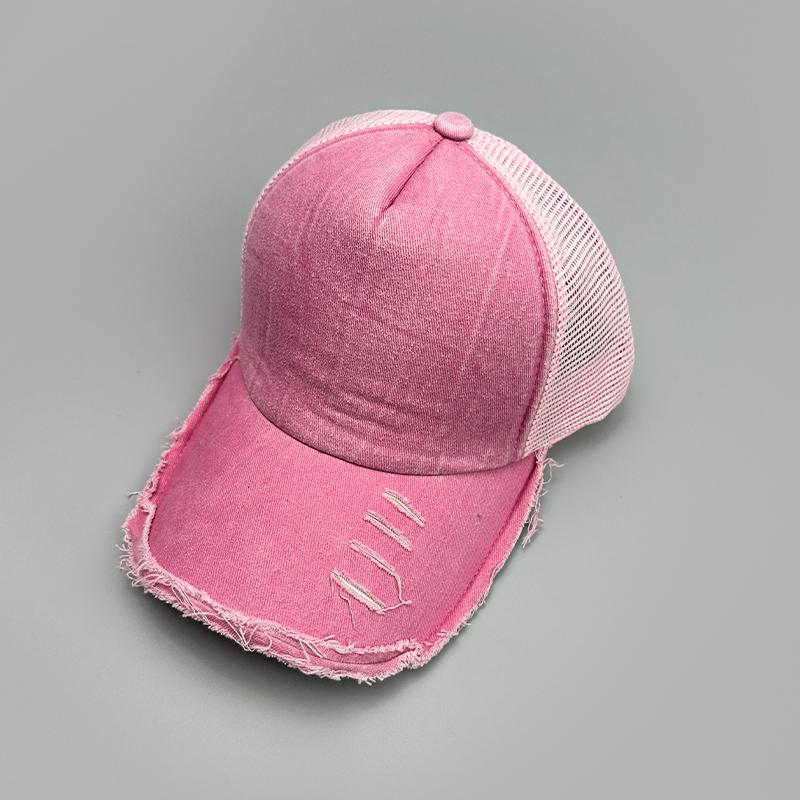 Mesh Solid Rotten Edged Baseball Hats New Unisex Breathable Personal Sunshade Retro Trucker Caps Versatile Casual Fashion Broken 52-60cm
Mesh Solid Rotten Edged Baseball Hats New Unisex Breathable Personal Sunshade Retro Trucker Caps Versatile Casual Fashion Broken 52-60cm