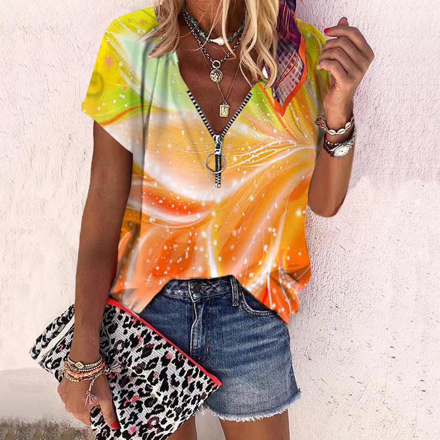 Женский топ, летний новый модный топ с принтом розы и лисьим хвостом, повседневный топ на молнии с v-образным вырезом и короткими рукавами 8XL оранжевый
Женский топ, летний новый модный топ с принтом розы и лисьим хвостом, повседневный топ на молнии с v-образным вырезом и короткими рукавами 8XL оранжевый