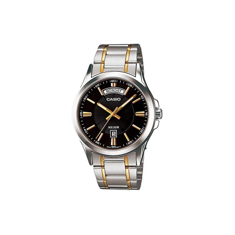 Casio Standard Series Fashion Business Simple Casual Versatile Two-Tone Pointer Scale Date Week Display Quartz Movement Watch Men watches MTP-1381G-1A Regular Watch Box,Silver Strap Black Dial
Casio Standard Series Fashion Business Simple Casual Versatile Two-Tone Pointer Scale Date Week Display Quartz Movement Watch Men watches MTP-1381G-1A Regular Watch Box,Silver Strap Black Dial