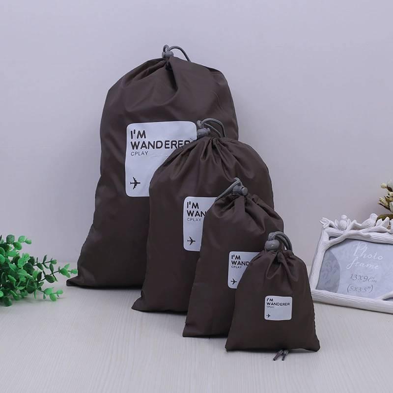 Nylon Travel Organizer Bags 4 Piece Sealable Cube Drawstring For Home Kitchen Storage кофейный
Nylon Travel Organizer Bags 4 Piece Sealable Cube Drawstring For Home Kitchen Storage кофейный