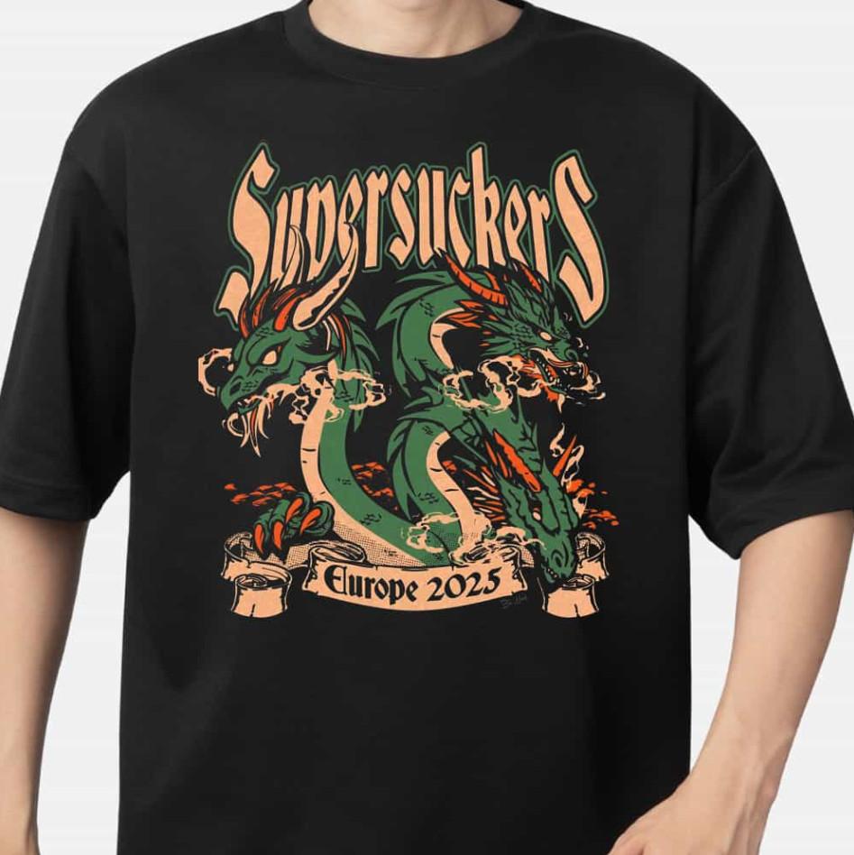 The Supersuckers Europe Tour 2025 T-shirt, S-4XL 2XL
The Supersuckers Europe Tour 2025 T-shirt, S-4XL 2XL