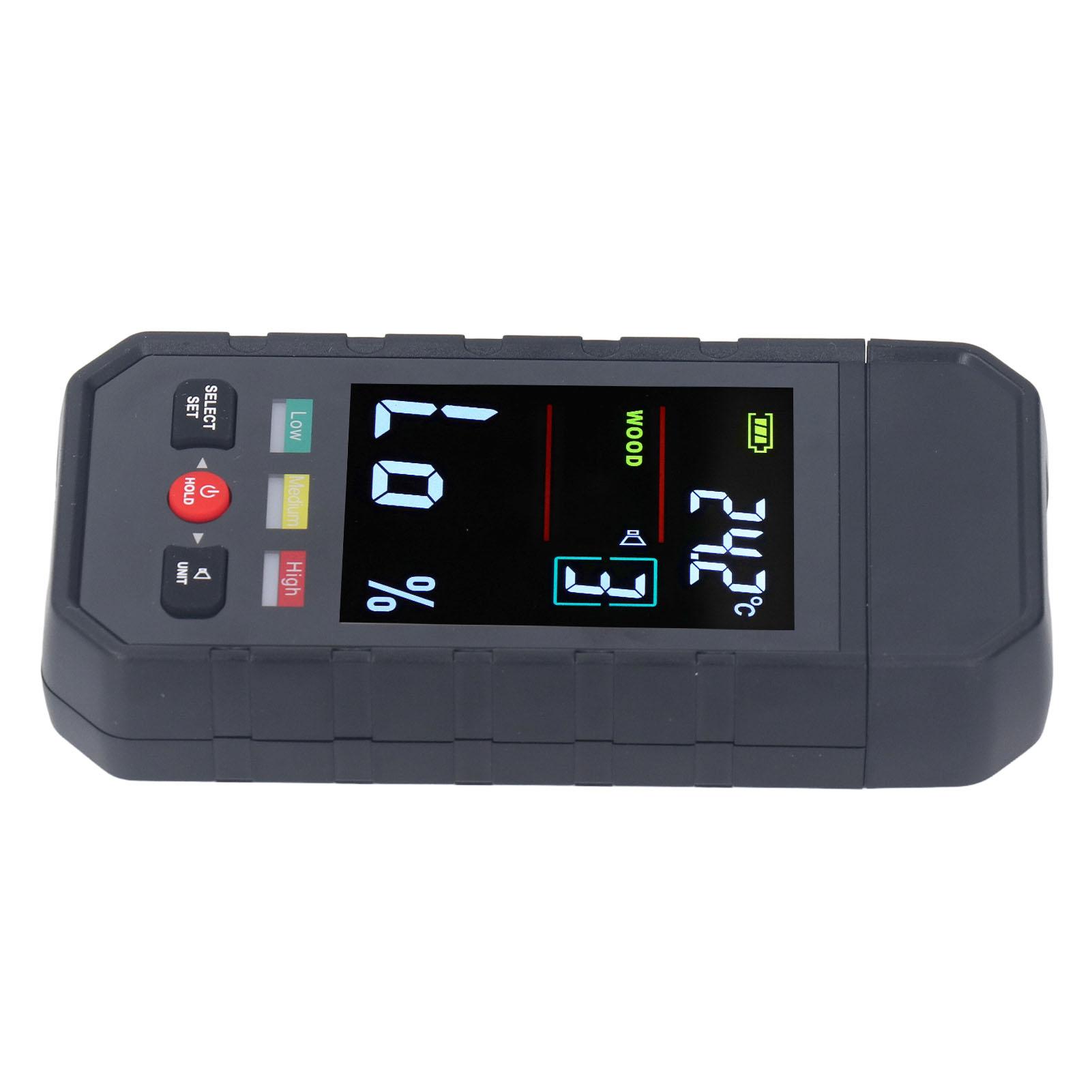 Wood Moisture Meter Pin Type LCD Digital Display 2 in 1 Dampness Temperature Sensor Detector for Material
Wood Moisture Meter Pin Type LCD Digital Display 2 in 1 Dampness Temperature Sensor Detector for Material