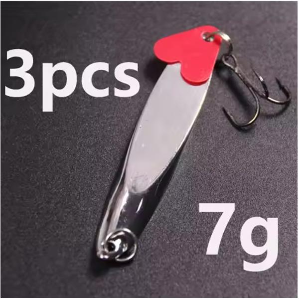 3pcs Bright Silver Wedges Bevel Cut Spoon Lure for Bass Pike Catfish Crank Bait Saltwater Fishing Metal Hard Lure 7g-28g 7g
3pcs Bright Silver Wedges Bevel Cut Spoon Lure for Bass Pike Catfish Crank Bait Saltwater Fishing Metal Hard Lure 7g-28g 7g