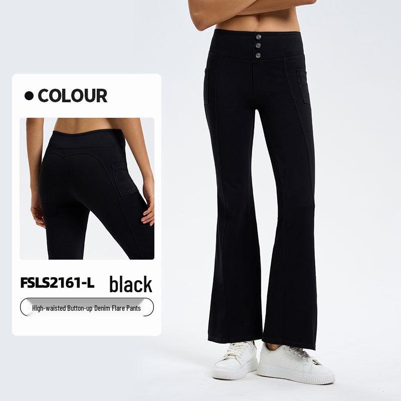 High-Waisted Denim Yoga Flare Pants: Stretchy, Tummy Control, Butt Lifting, with Pockets - Perfect for Autumn/Winter Casual Fitness. XL чорний
High-Waisted Denim Yoga Flare Pants: Stretchy, Tummy Control, Butt Lifting, with Pockets - Perfect for Autumn/Winter Casual Fitness. XL чорний