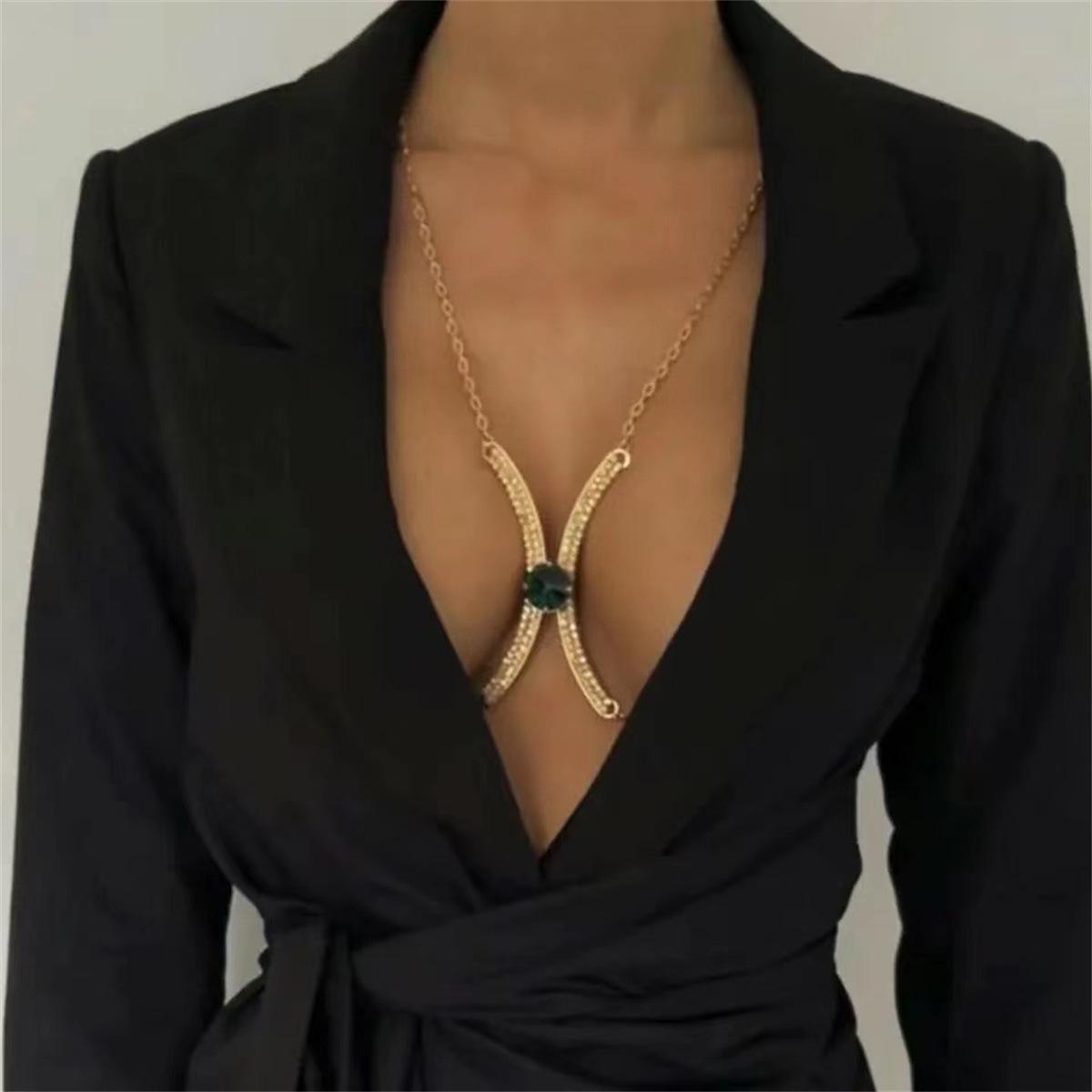 Hot-Selling Fashion Diamond Body Chain: European & American Nightclub Style золотой/розовый
Hot-Selling Fashion Diamond Body Chain: European & American Nightclub Style золотой/розовый