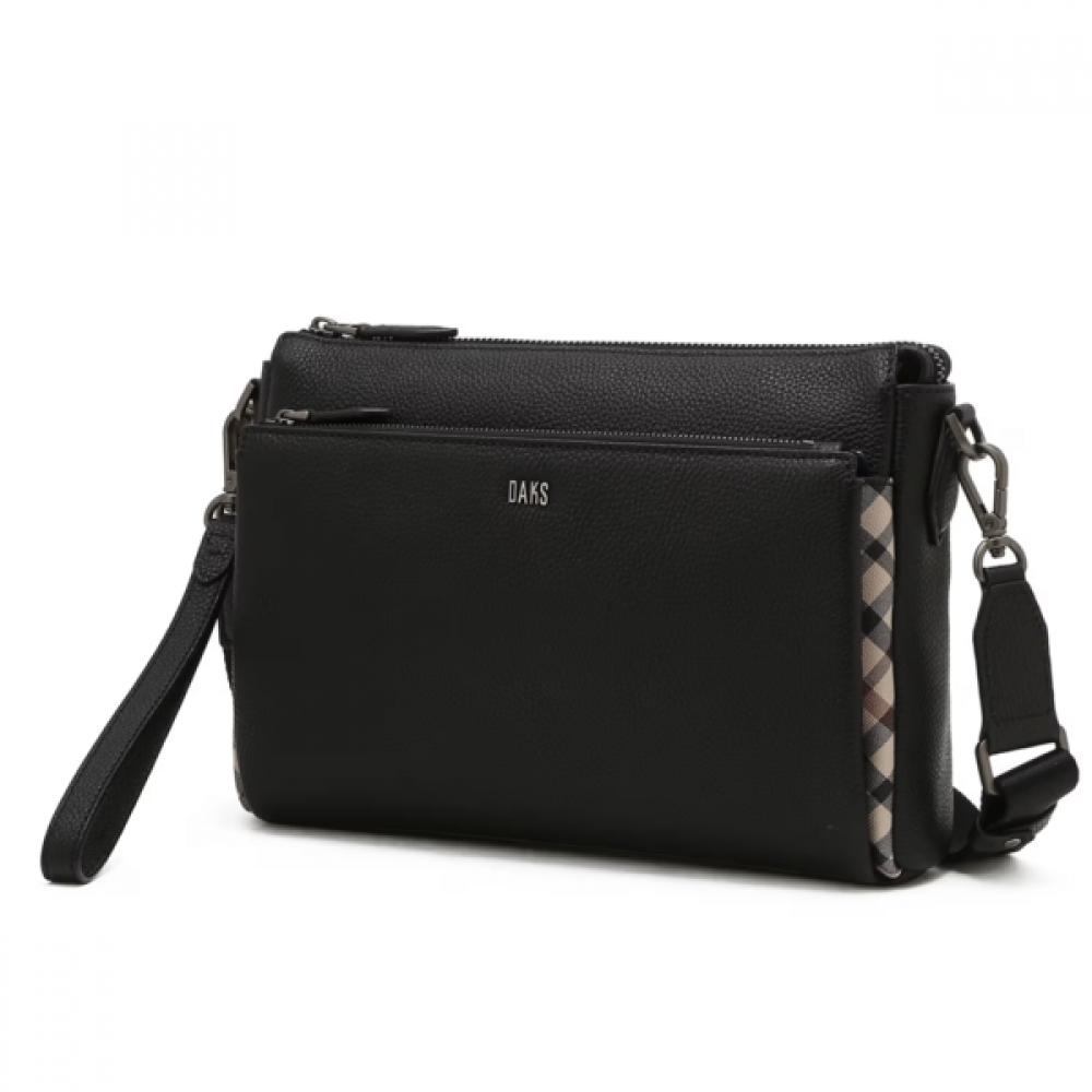 Daks Black Leather Crossbody Bag Dbba6e112bk Single option
Daks Black Leather Crossbody Bag Dbba6e112bk Single option