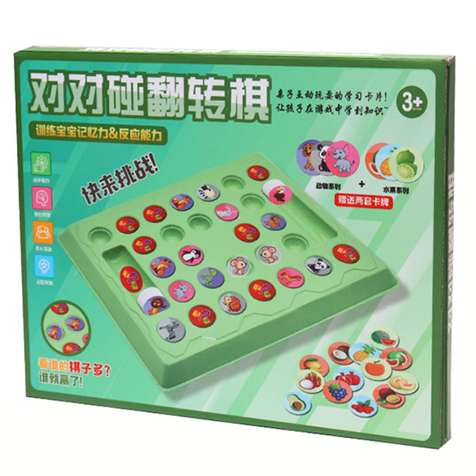 Memory Game Double Cartoon Flip-Chess Board Game Insteresting Game Toys Interactive Logical Thinking Matching Toy For Kid Child
Memory Game Double Cartoon Flip-Chess Board Game Insteresting Game Toys Interactive Logical Thinking Matching Toy For Kid Child