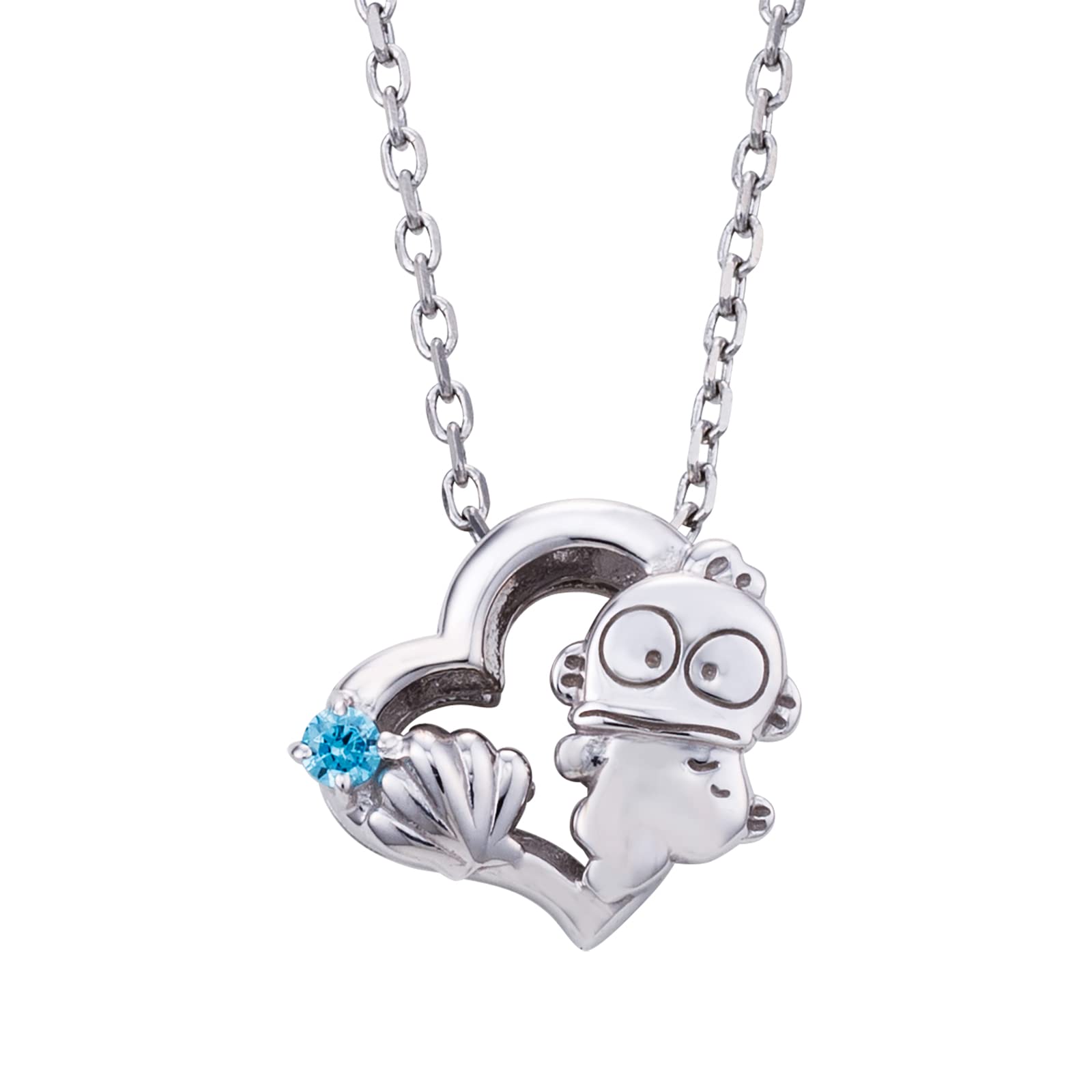 HANGYODON Necklace 40cm Sanrio Characters Open Heart Seashell Shell Hapidanbui 925 Silver Surgical Stainless Steel Cubic Zirconia Rhodium Coating срібний
HANGYODON Necklace 40cm Sanrio Characters Open Heart Seashell Shell Hapidanbui 925 Silver Surgical Stainless Steel Cubic Zirconia Rhodium Coating срібний