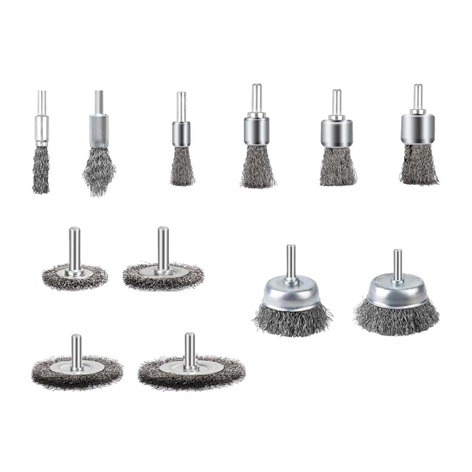 High Performances Steel Wire Brush Heads Suitable for Drill Metal Wood, Plastic Polishing Enhances Control & Flexibility 1
High Performances Steel Wire Brush Heads Suitable for Drill Metal Wood, Plastic Polishing Enhances Control & Flexibility 1