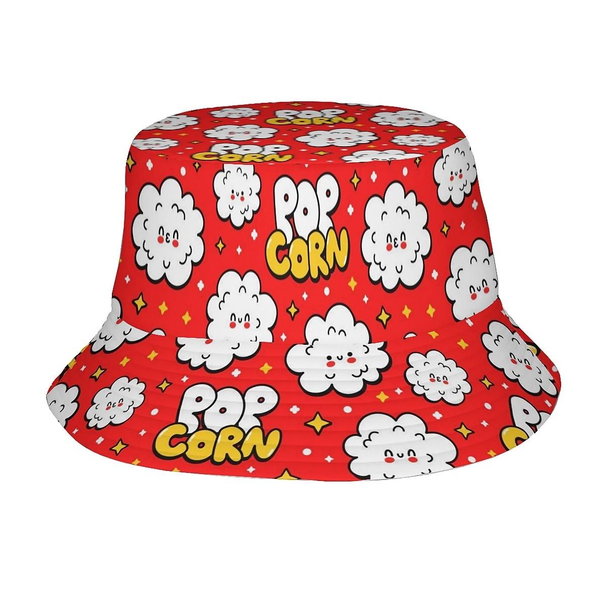 Cartoon Popcorn Pattern Unisex Printed Fisherman Hat Stylish Street Style Knit Ideal for Outdoor Activities like Golf Beach One Size
Cartoon Popcorn Pattern Unisex Printed Fisherman Hat Stylish Street Style Knit Ideal for Outdoor Activities like Golf Beach One Size