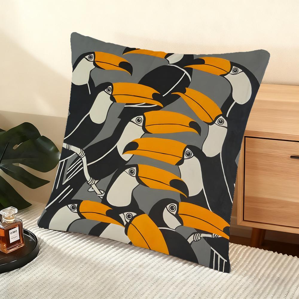 Cool Toucan Cushion Cover Soft Short Plush Pillow Cover Smooth Cozy Texture Aesthetic Cushion Case Home Decor 30x30cm
Cool Toucan Cushion Cover Soft Short Plush Pillow Cover Smooth Cozy Texture Aesthetic Cushion Case Home Decor 30x30cm