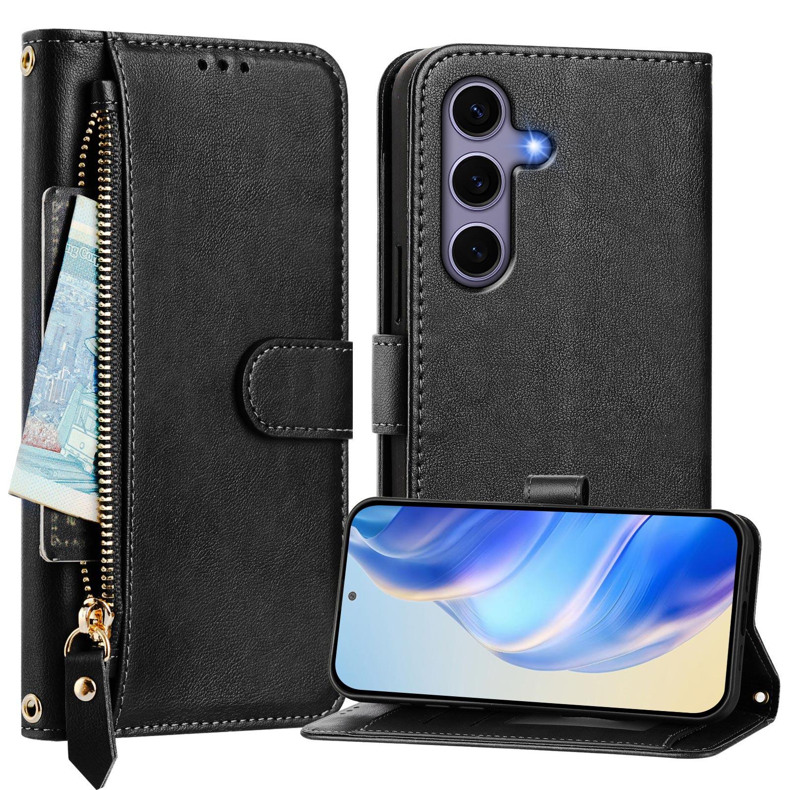 For Samsung Galaxy S25 Case Zipper Pocket Multiple Card Slots Leather Phone Cover Green
For Samsung Galaxy S25 Case Zipper Pocket Multiple Card Slots Leather Phone Cover Green