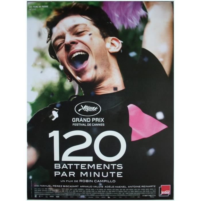 120 BATTEMENTS PAR MINUTE Affiche Cinéma Originale Roulée Petit format 54x40cm CAMPILLO
120 BATTEMENTS PAR MINUTE Affiche Cinéma Originale Roulée Petit format 54x40cm CAMPILLO
