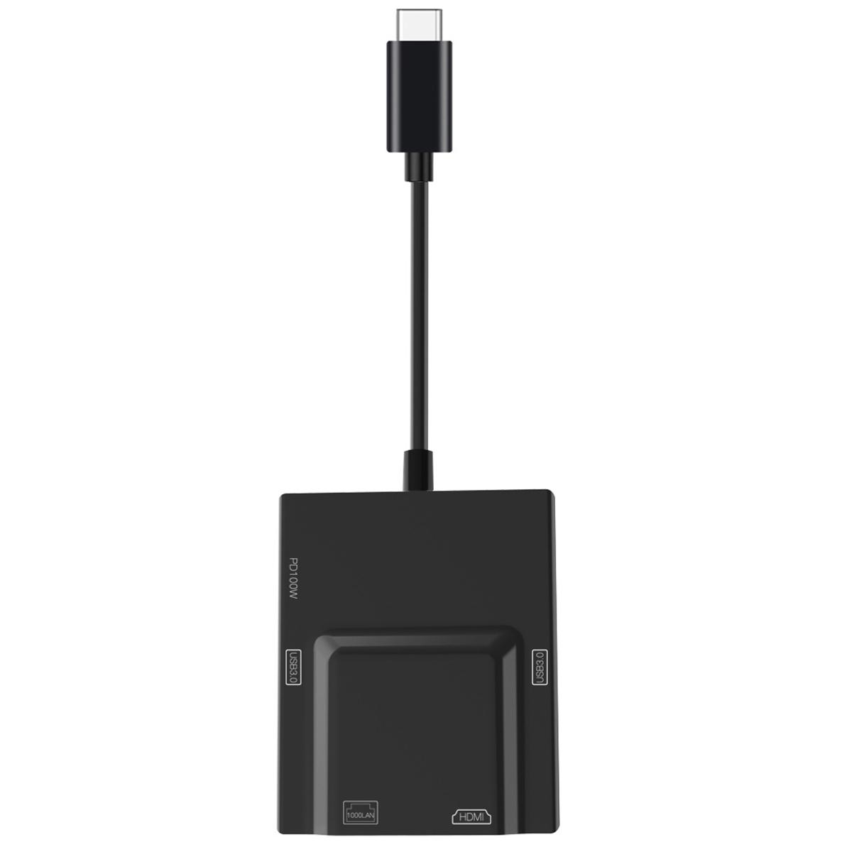 NK-3057HDMI USB-C Hub Adapter to 2xUSB 3.0+HD+Type-C+RJ45 Converter for Laptop As Shown A
NK-3057HDMI USB-C Hub Adapter to 2xUSB 3.0+HD+Type-C+RJ45 Converter for Laptop As Shown A