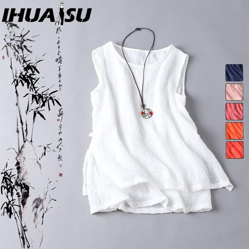 IHUASU Женская Мода Повседневные Однотонные Блузки и Рубашки без Рукавов с Круглым Вырезом M белый
IHUASU Женская Мода Повседневные Однотонные Блузки и Рубашки без Рукавов с Круглым Вырезом M белый