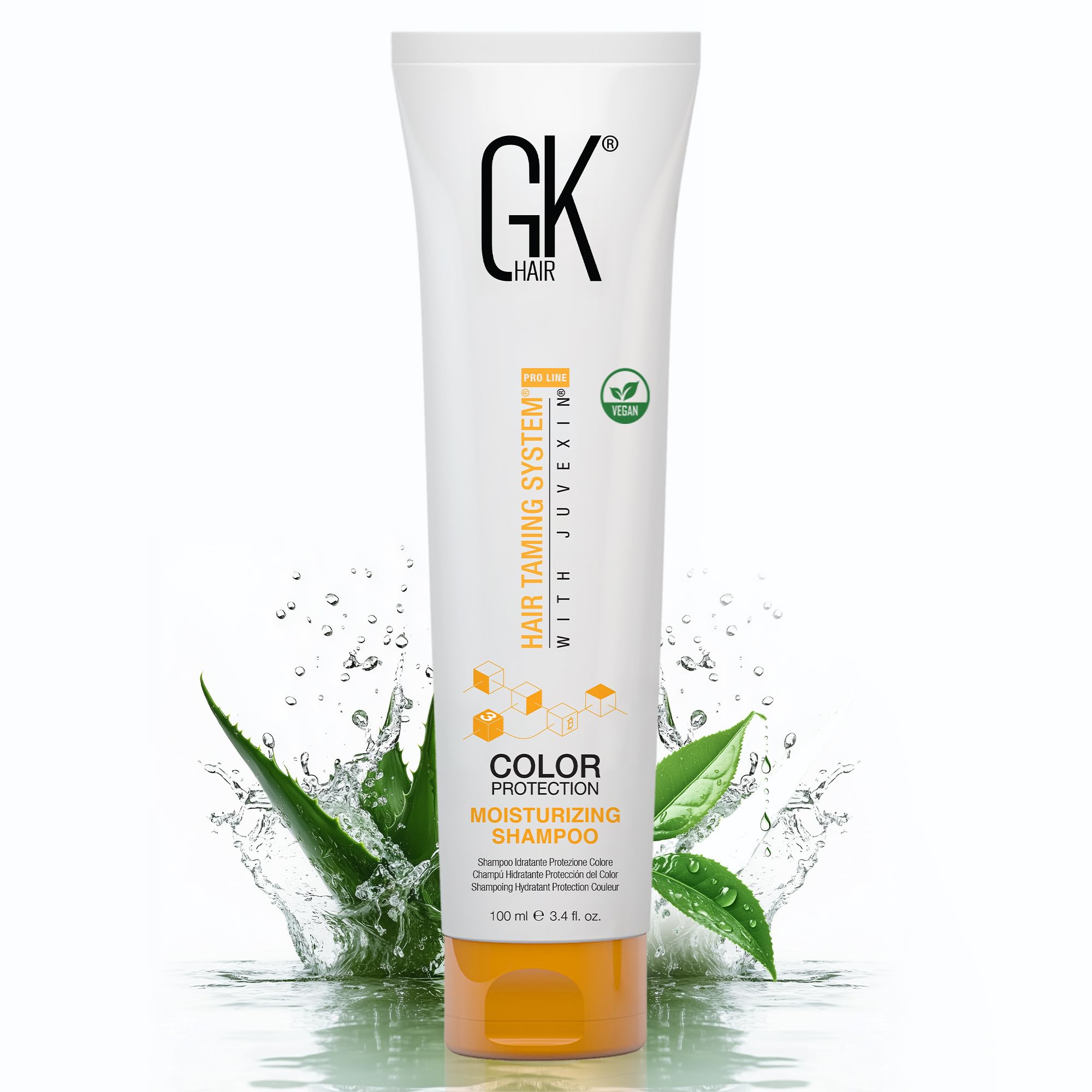 GK HAIR Global Keratin Moisturizing Shampoo (3.4 Fl Oz100ml) Repairs dry, damaged, curly, frizzy, thinning, color-treated hair, paraben and sulfate
GK HAIR Global Keratin Moisturizing Shampoo (3.4 Fl Oz100ml) Repairs dry, damaged, curly, frizzy, thinning, color-treated hair, paraben and sulfate