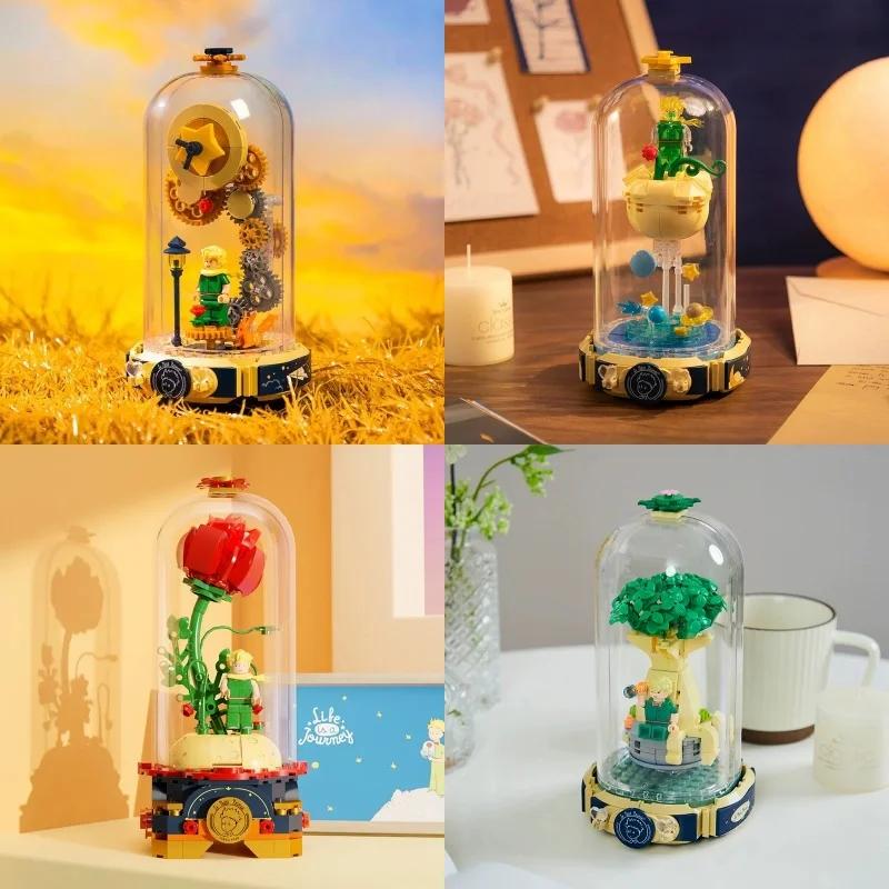 Le Petit Prince Pantasy Building Blocks Eternal Rose Dust Cover Puzzle Assembling Model Toys Desktop Decoration Gift Birthday
Le Petit Prince Pantasy Building Blocks Eternal Rose Dust Cover Puzzle Assembling Model Toys Desktop Decoration Gift Birthday