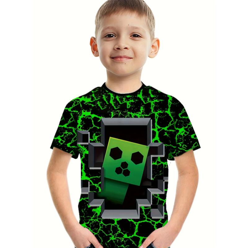 New Boys Bright Green Eye Print T-Shirt, Super Breathable, Crew Neck Short-Sleeve, Spring/Summer/Fall Outdoor Sports Hot Sale 140
New Boys Bright Green Eye Print T-Shirt, Super Breathable, Crew Neck Short-Sleeve, Spring/Summer/Fall Outdoor Sports Hot Sale 140