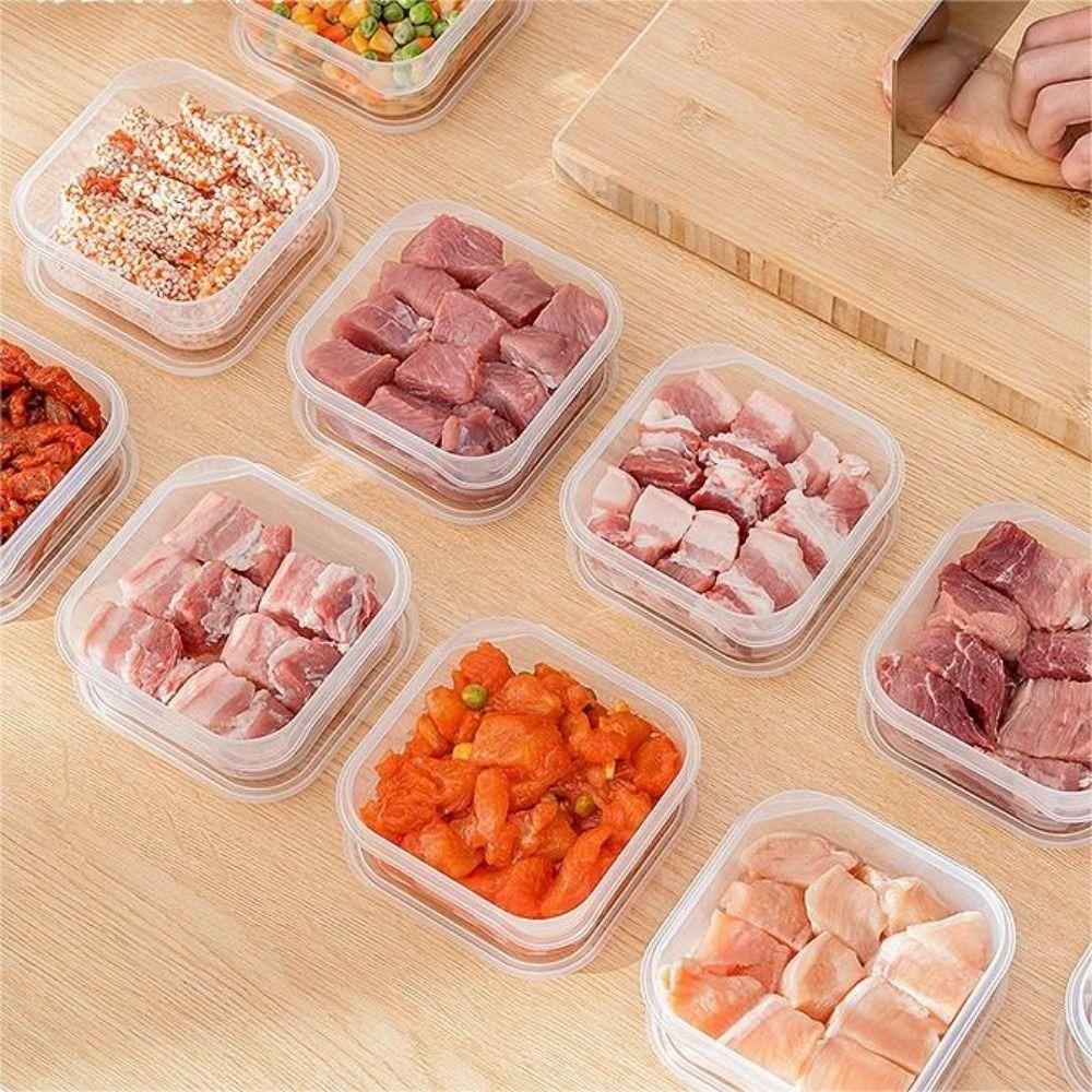 6 шт. с крышкой, коробка для хранения замороженного мяса, прозрачная коробка для хранения свежих продуктов, коробка для хранения продуктов, холодильник
6 шт. с крышкой, коробка для хранения замороженного мяса, прозрачная коробка для хранения свежих продуктов, коробка для хранения продуктов, холодильник