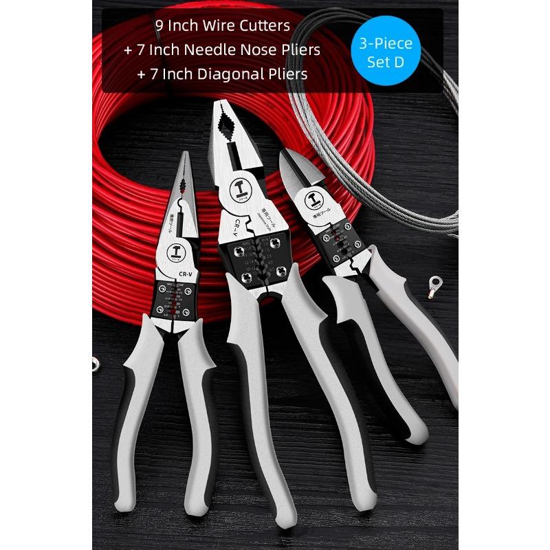 Плоскогубцы Tiger Steel Wire с косым зевом, бытовые инструменты, многофункциональные, специализированные для электриков, универсальные диагональные инструменты для дома
Плоскогубцы Tiger Steel Wire с косым зевом, бытовые инструменты, многофункциональные, специализированные для электриков, универсальные диагональные инструменты для дома